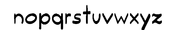 FreeCurl font Font LOWERCASE