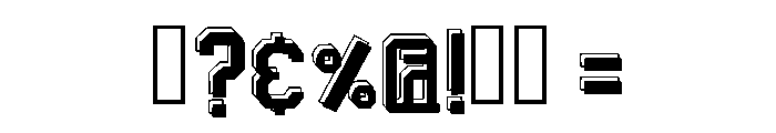 Freedom Fighter Regular Font OTHER CHARS