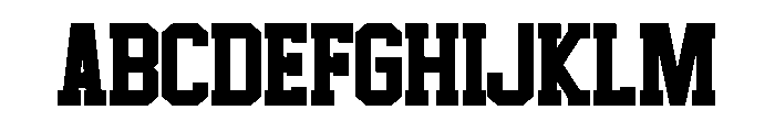 Freedom Varsity Regular Font UPPERCASE