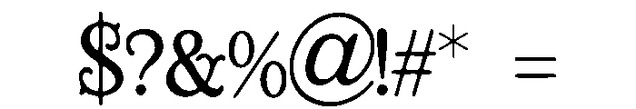 Freehand_Blaze Font OTHER CHARS