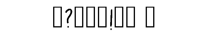 Freehand Mood Regular Font OTHER CHARS