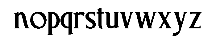 French Macchiola Regular Font LOWERCASE