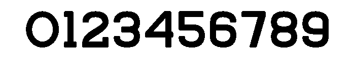 French Regular Font OTHER CHARS