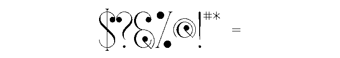 FrenchVP Regular Font OTHER CHARS