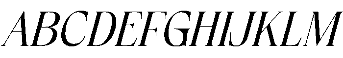 Frenchy Italic Regular Font UPPERCASE