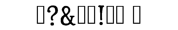 Frenda Regular Font OTHER CHARS