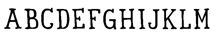 Frenda Regular Font UPPERCASE