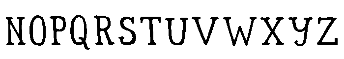 Frenda Regular Font UPPERCASE