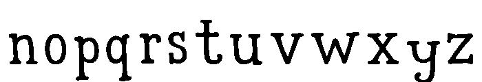 Frenda Regular Font LOWERCASE