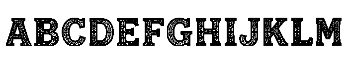 Fresco_painted Regular Font UPPERCASE