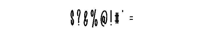 Fresh Bread Font OTHER CHARS
