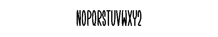 Fresh Bread Font LOWERCASE