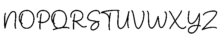 Fresh Choice Script Regular Font UPPERCASE