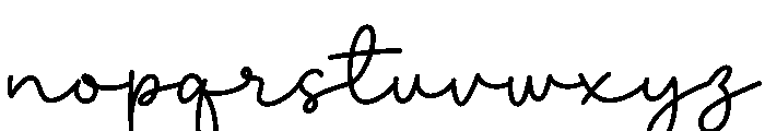 Fresh Choice Script Regular Font LOWERCASE