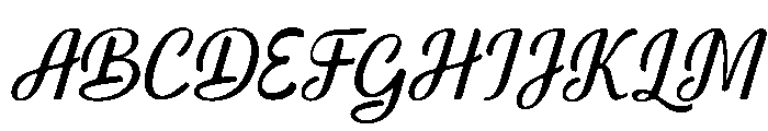 Fresh History Regular Font UPPERCASE