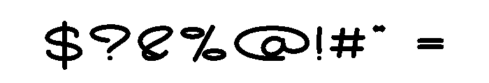 Fresh Look Font OTHER CHARS