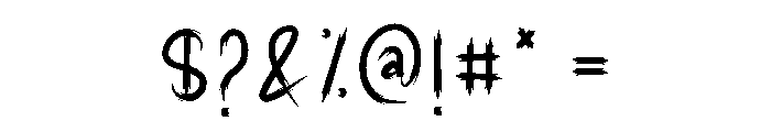 Fresh Mighty Font OTHER CHARS