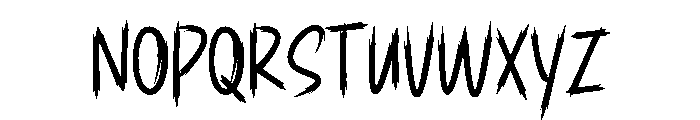 Fresh Mighty Font UPPERCASE