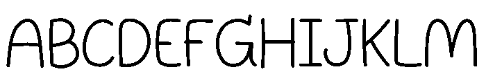 Fresh Notes Font UPPERCASE