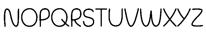 Fresh Notes Font UPPERCASE