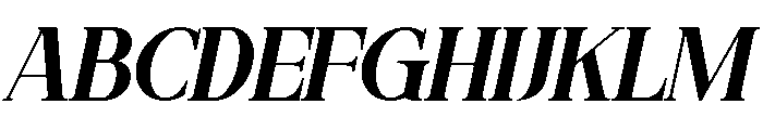 Fresh Orange Italic Font UPPERCASE