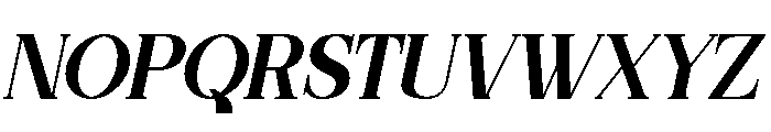 Fresh Orange Italic Font UPPERCASE