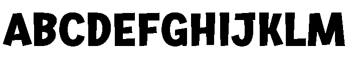 Fresh Party Font UPPERCASE
