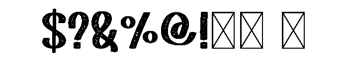 Fresh Preppy Duo Font OTHER CHARS