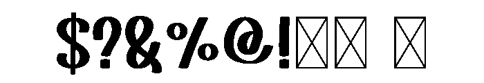 Fresh Preppy Font OTHER CHARS