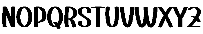 Fresh Preppy Font LOWERCASE