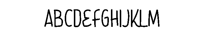 Fresh Salad Font UPPERCASE