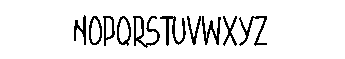 Fresh Salad Font UPPERCASE