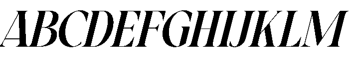 Fresh Tomato Italic Font UPPERCASE