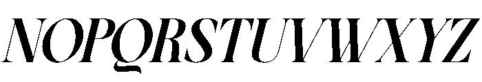 Fresh Tomato Italic Font UPPERCASE