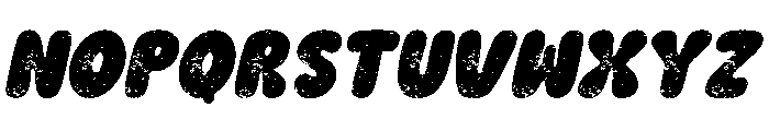 Fresh VIbes Texture Italic Font UPPERCASE