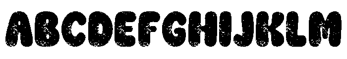Fresh VIbes Texture Font UPPERCASE