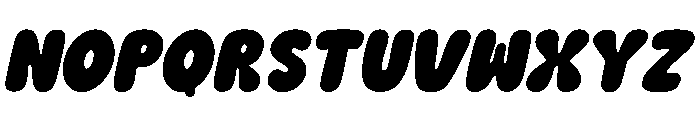 Fresh Vibes Italic Font UPPERCASE