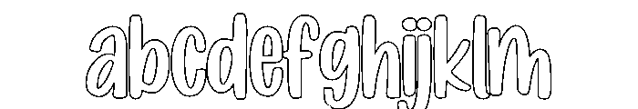FreshLime-Outline FONT