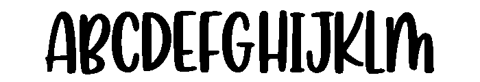 FreshLime-Regular Font UPPERCASE