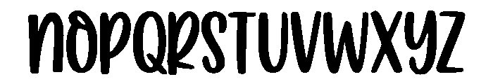 FreshLime-Regular Font UPPERCASE
