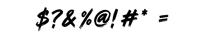 Freshstrike7x Font OTHER CHARS