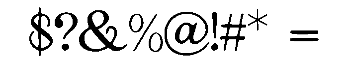 Fresia Font OTHER CHARS