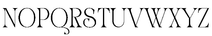 Frestin Font UPPERCASE