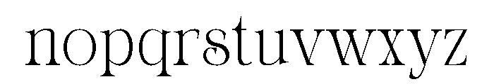 Frestin Font LOWERCASE
