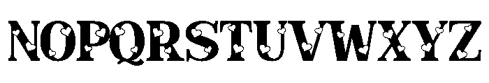 Frexin Loves Regular Font UPPERCASE