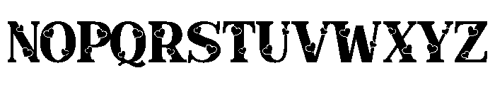 Frexin Loves Regular Font LOWERCASE