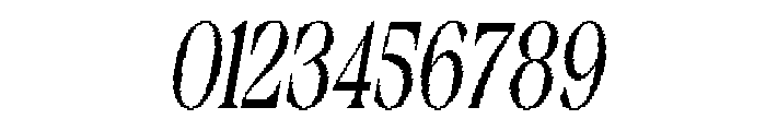 Frezine Oblique Font OTHER CHARS