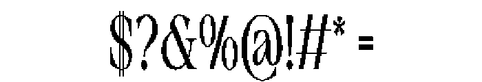 Frezine Regular Font OTHER CHARS