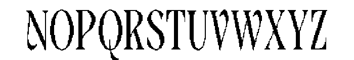 Frezine Regular Font UPPERCASE