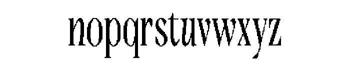 Frezine Regular Font LOWERCASE